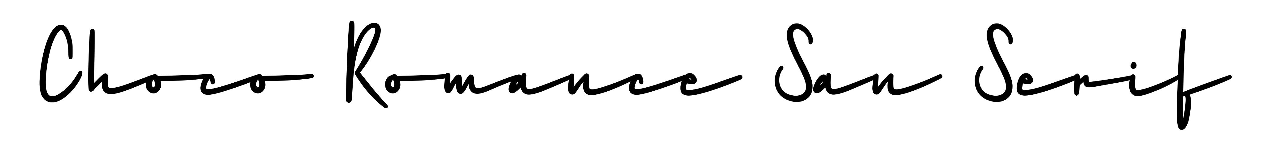 Choco Romance San Serif